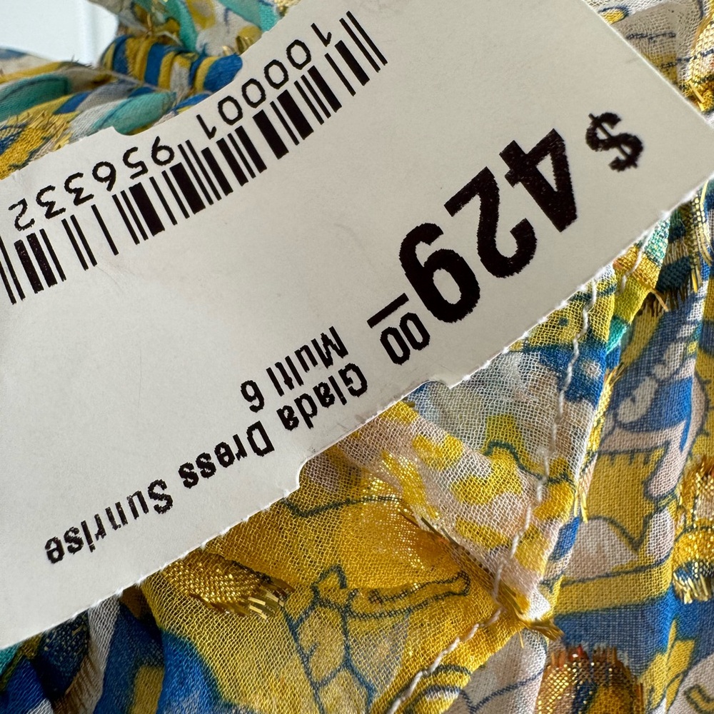 Shoshanna Giada Dress Sunrise size 6 - Picture 10 of 15